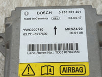 2003 Land Rover Range Rover Safety Restraint Srs Airbag Control Module - Oemusedautoparts1.com