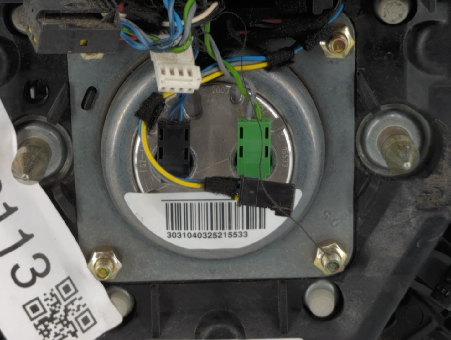 2003-2006 Land Rover Range Rover Air Bag Driver Left Steering Wheel Mounted P/N:61277057D Fits Fits 2003 2004 2005 2006 OEM 