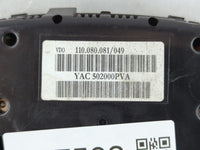 2004 Land Rover Range Rover Instrument Cluster Speedometer Gauges Fits OEM Used Auto Parts - Oemusedautoparts1.com