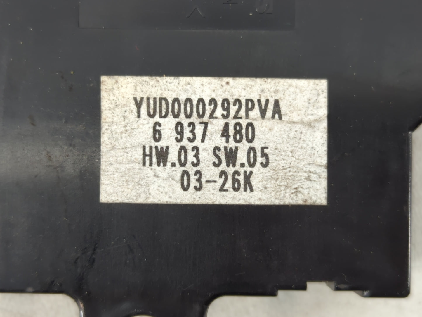 2004 Land Rover Range Rover Master Power Window Switch Replacement Driver Side Left Fits OEM Used Auto Parts - Oemusedautopa