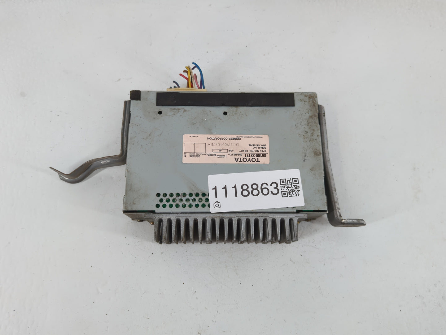 2004-2006 Lexus Es330 Radio AM FM Cd Player Receiver Replacement P/N:86100-33171 Fits Fits 2004 2005 2006 OEM Used Auto Part