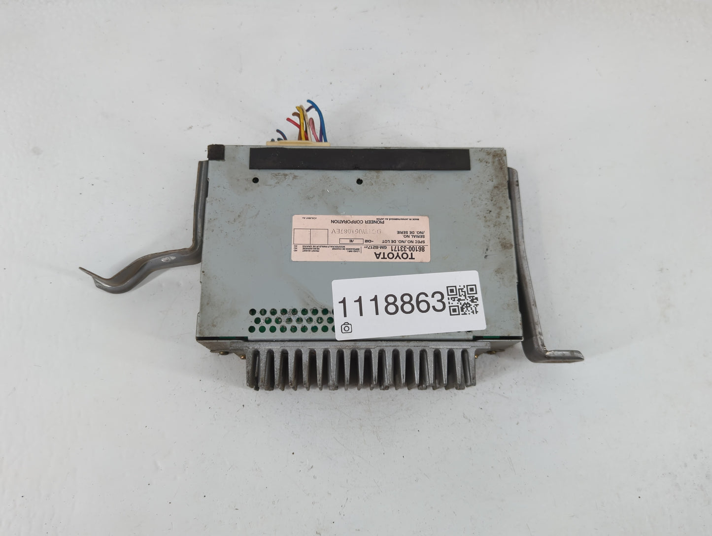 2004-2006 Lexus Es330 Radio AM FM Cd Player Receiver Replacement P/N:86100-33171 Fits Fits 2004 2005 2006 OEM Used Auto Part