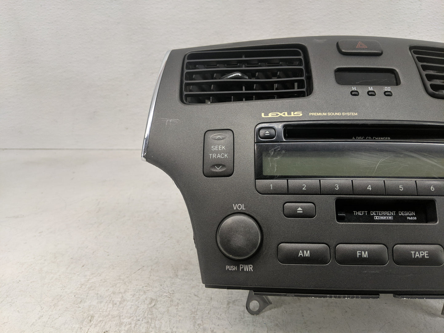 2004 Lexus Es330 Radio AM FM Cd Player Receiver Replacement P/N:FX-MG8517ZT-92 86120-33511 Fits OEM Used Auto Parts - Oemuse