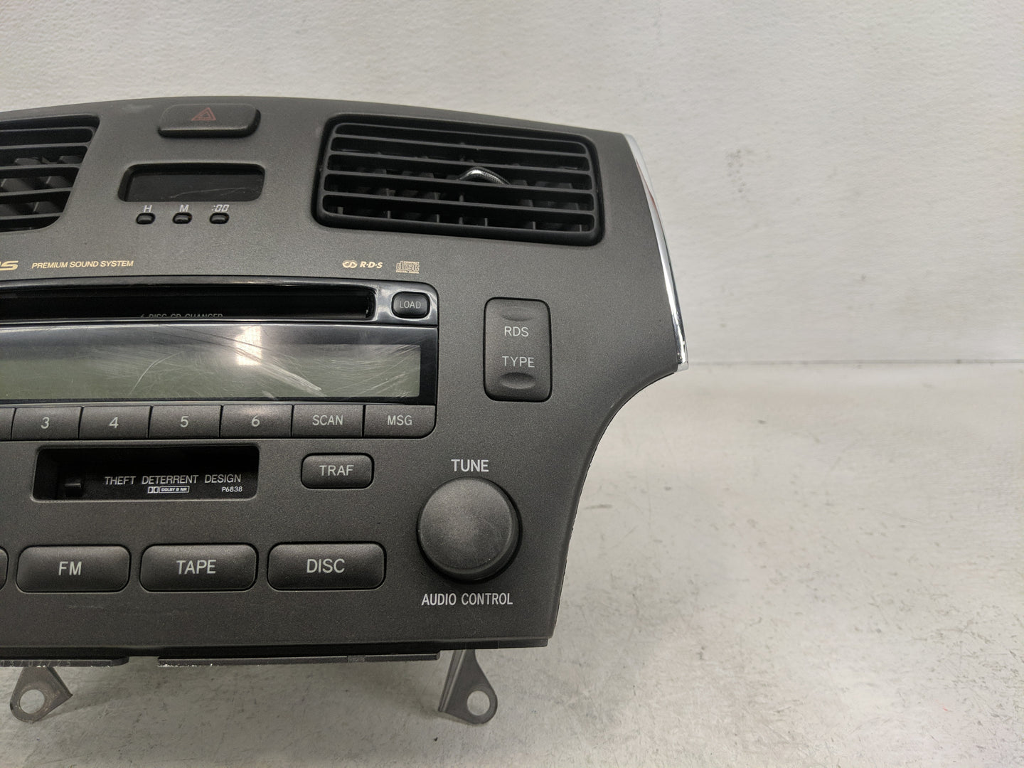 2004 Lexus Es330 Radio AM FM Cd Player Receiver Replacement P/N:FX-MG8517ZT-92 86120-33511 Fits OEM Used Auto Parts - Oemuse