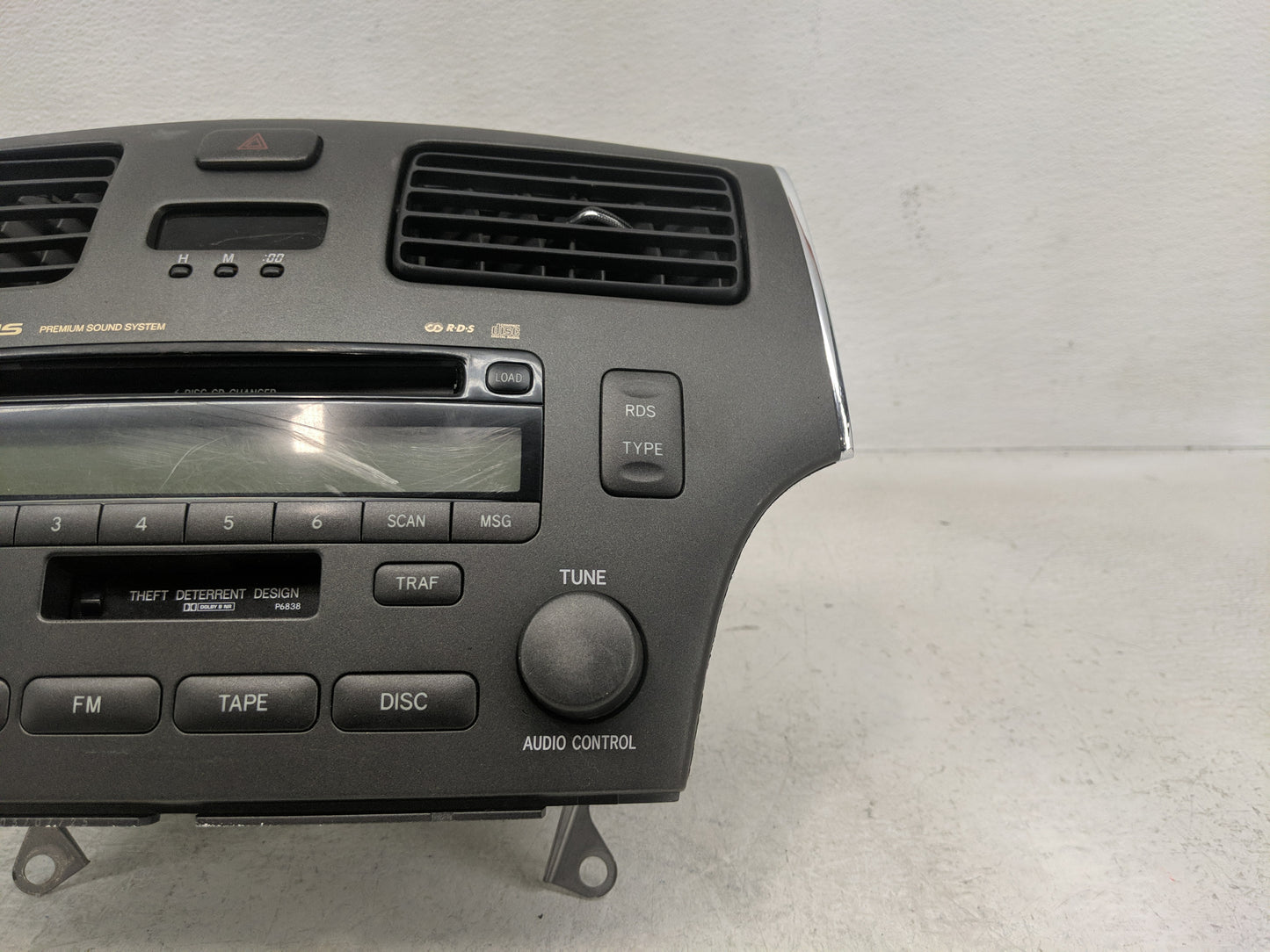 2004 Lexus Es330 Radio AM FM Cd Player Receiver Replacement P/N:FX-MG8517ZT-92 86120-33511 Fits OEM Used Auto Parts - Oemuse