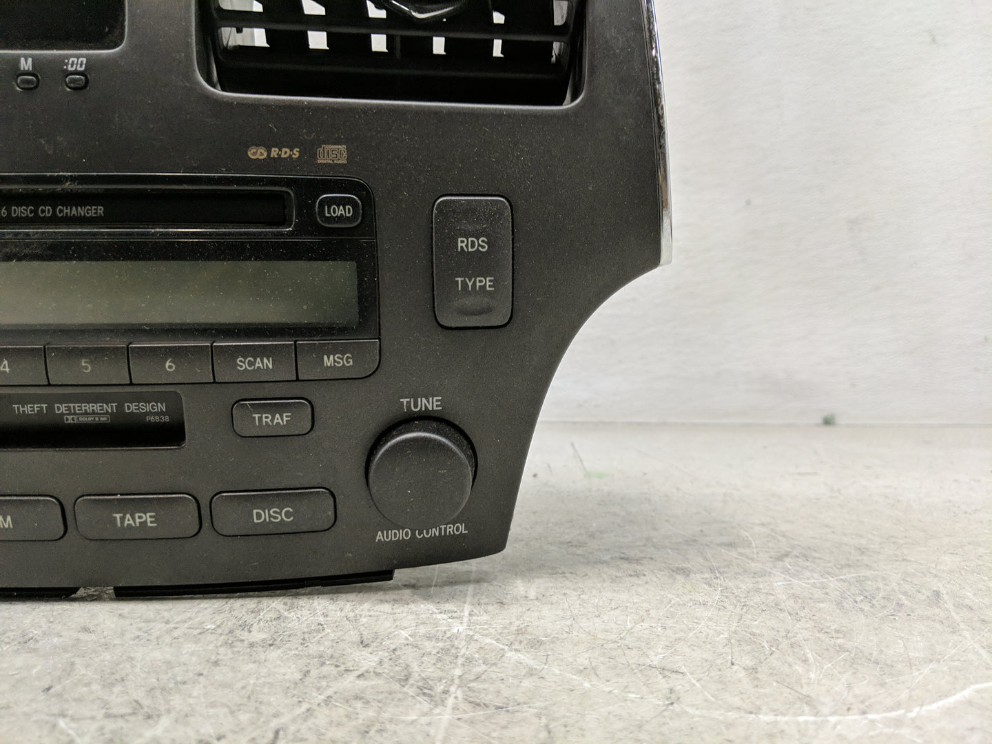 2004-2006 Lexus Es330 Radio AM FM Cd Player Receiver Replacement P/N:55660-33160 Fits Fits 2002 2003 2004 2005 2006 OEM Used