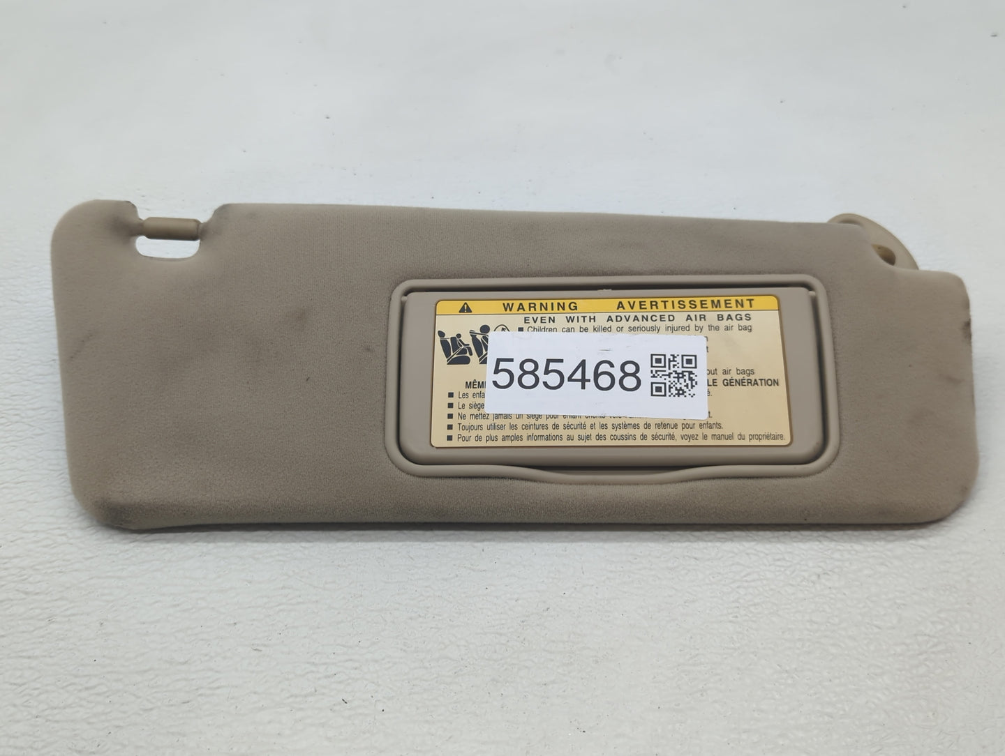 2004 Lexus Es330 Sun Visor Shade Replacement Driver Left Mirror Fits OEM Used Auto Parts - Oemusedautoparts1.com