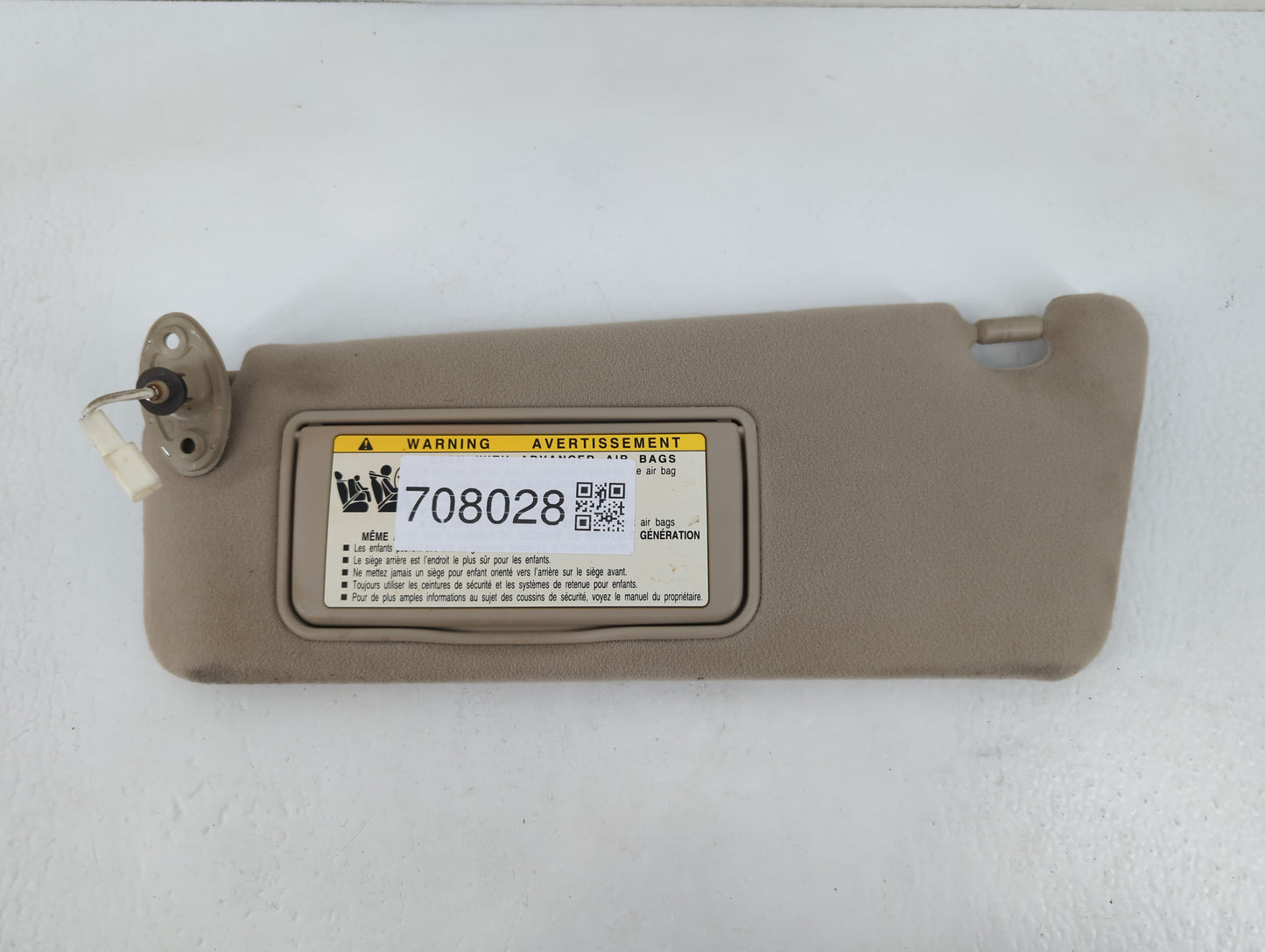 2004 Lexus Es330 Sun Visor Shade Replacement Driver Left Mirror Fits OEM Used Auto Parts - Oemusedautoparts1.com