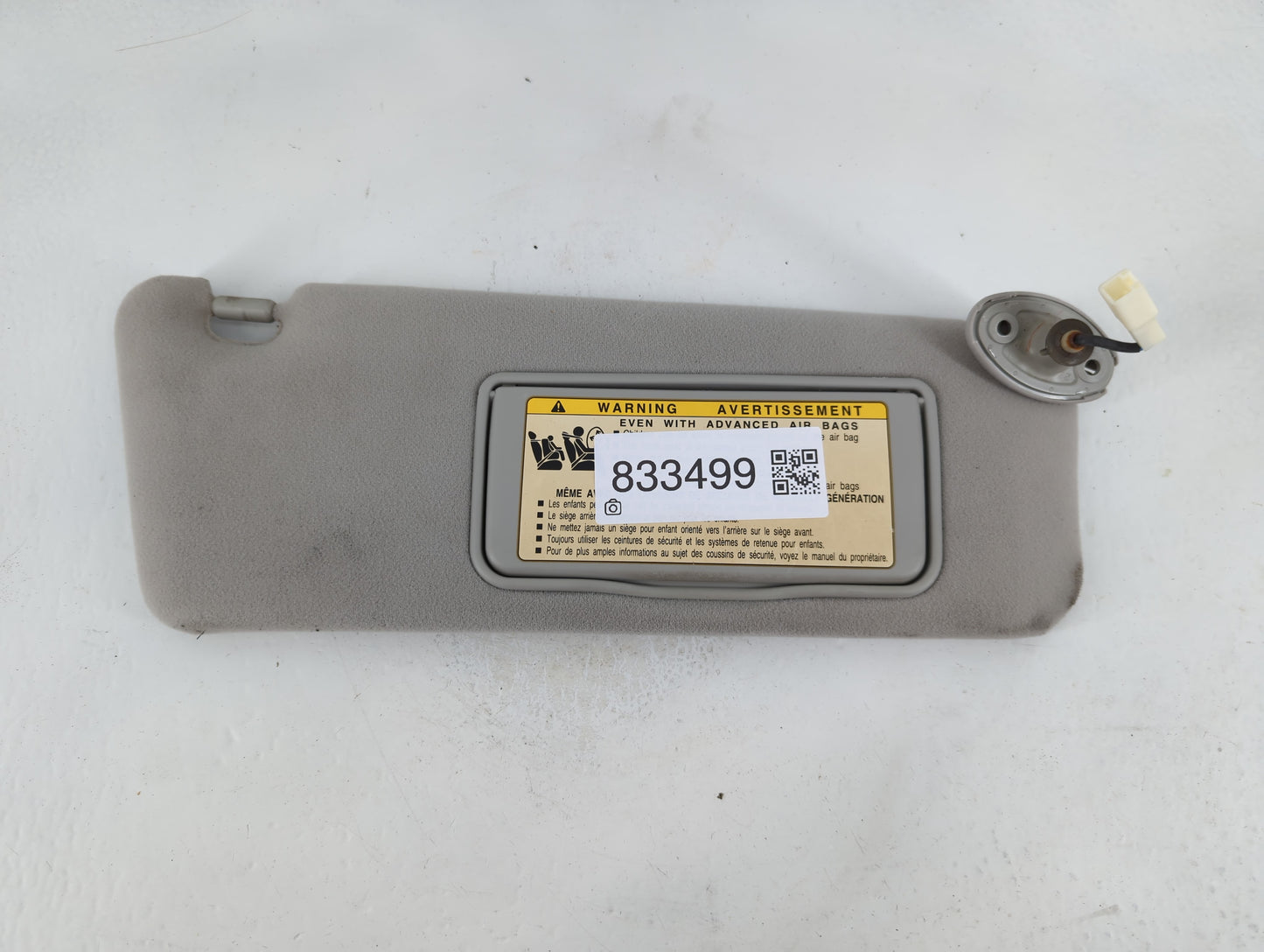 2004 Lexus Es330 Sun Visor Shade Replacement Passenger Right Mirror Fits OEM Used Auto Parts - Oemusedautoparts1.com
