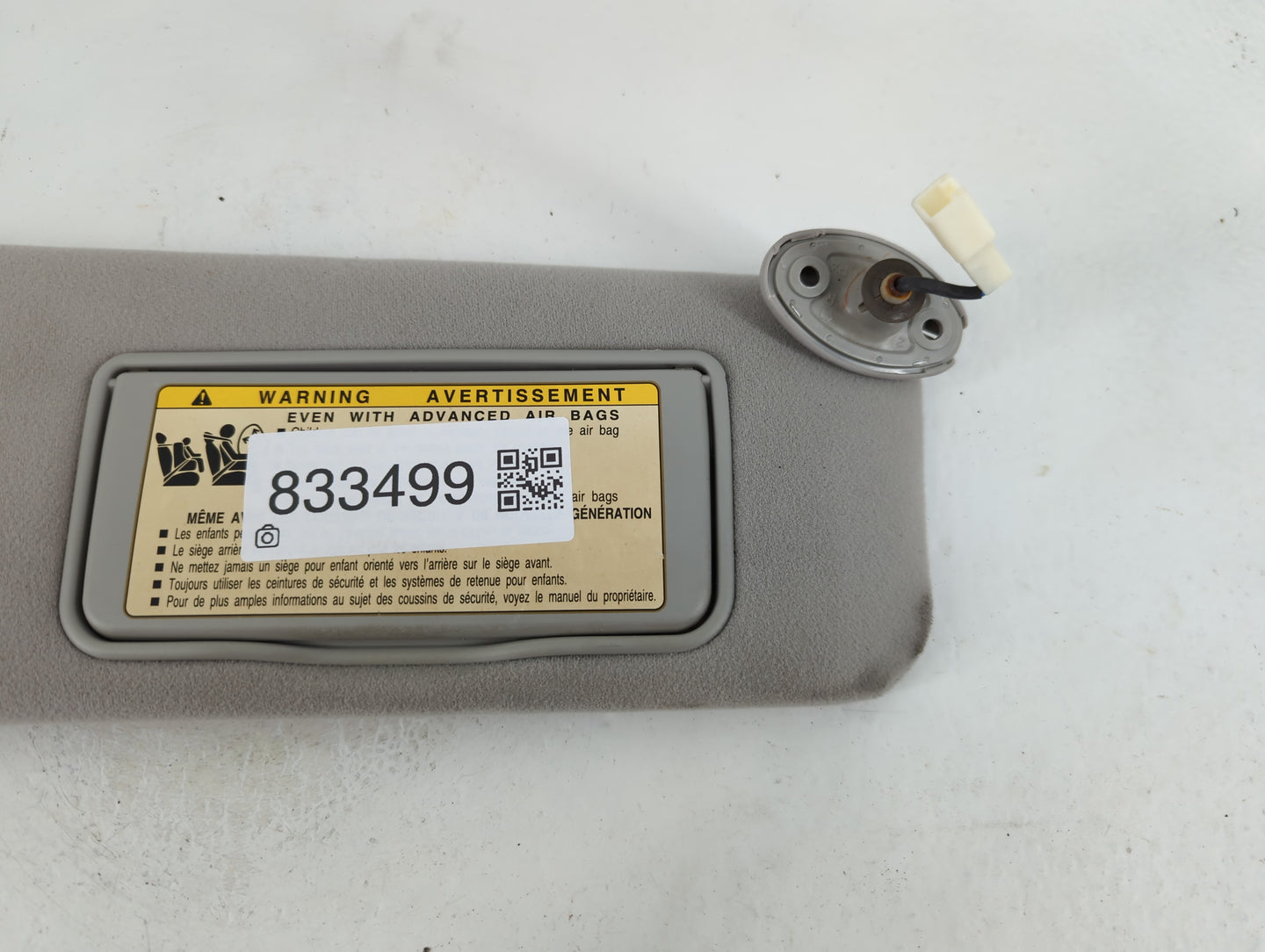 2004 Lexus Es330 Sun Visor Shade Replacement Passenger Right Mirror Fits OEM Used Auto Parts - Oemusedautoparts1.com