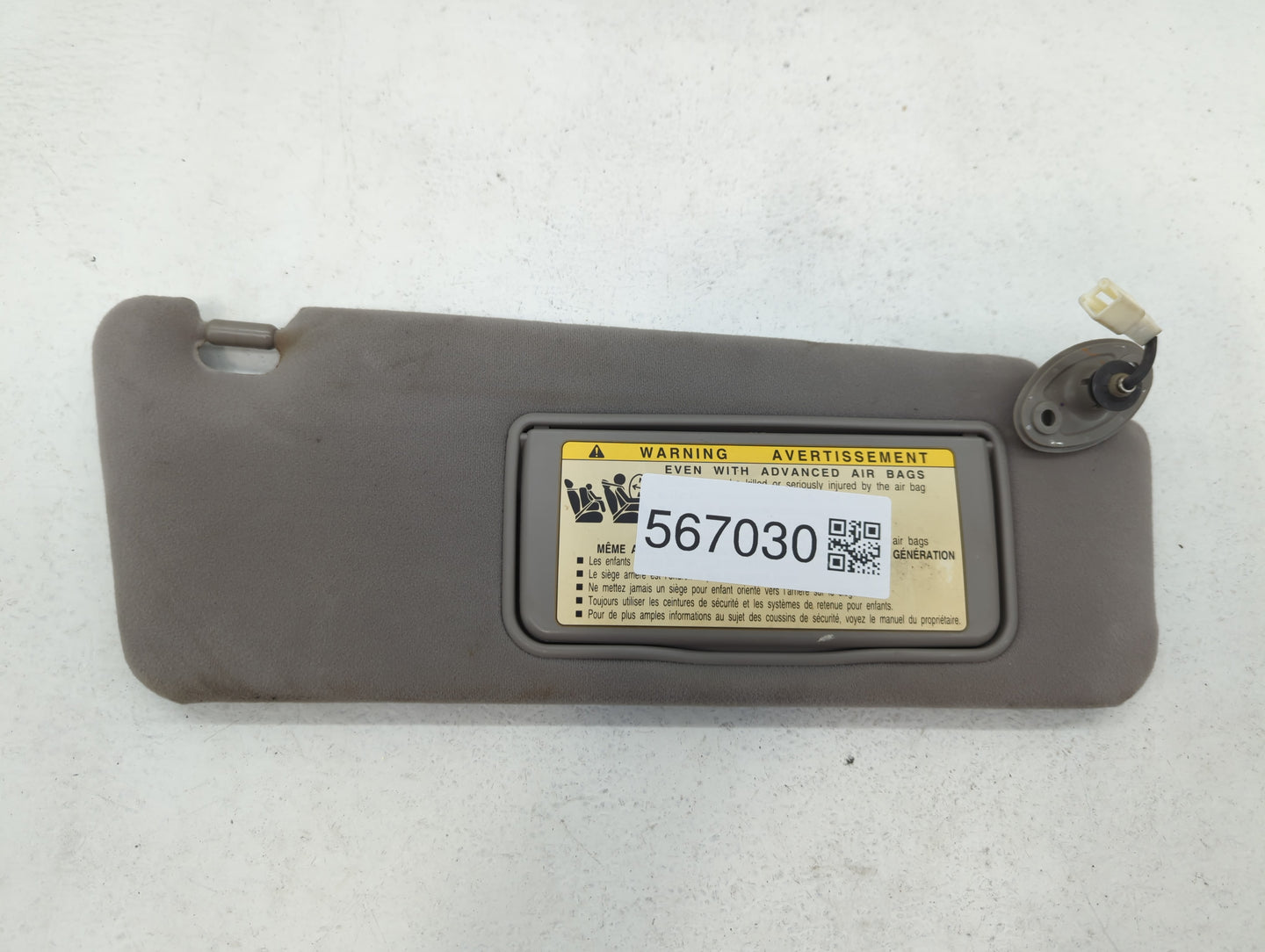 2004 Lexus Es330 Sun Visor Shade Replacement Driver Left Mirror Fits OEM Used Auto Parts - Oemusedautoparts1.com