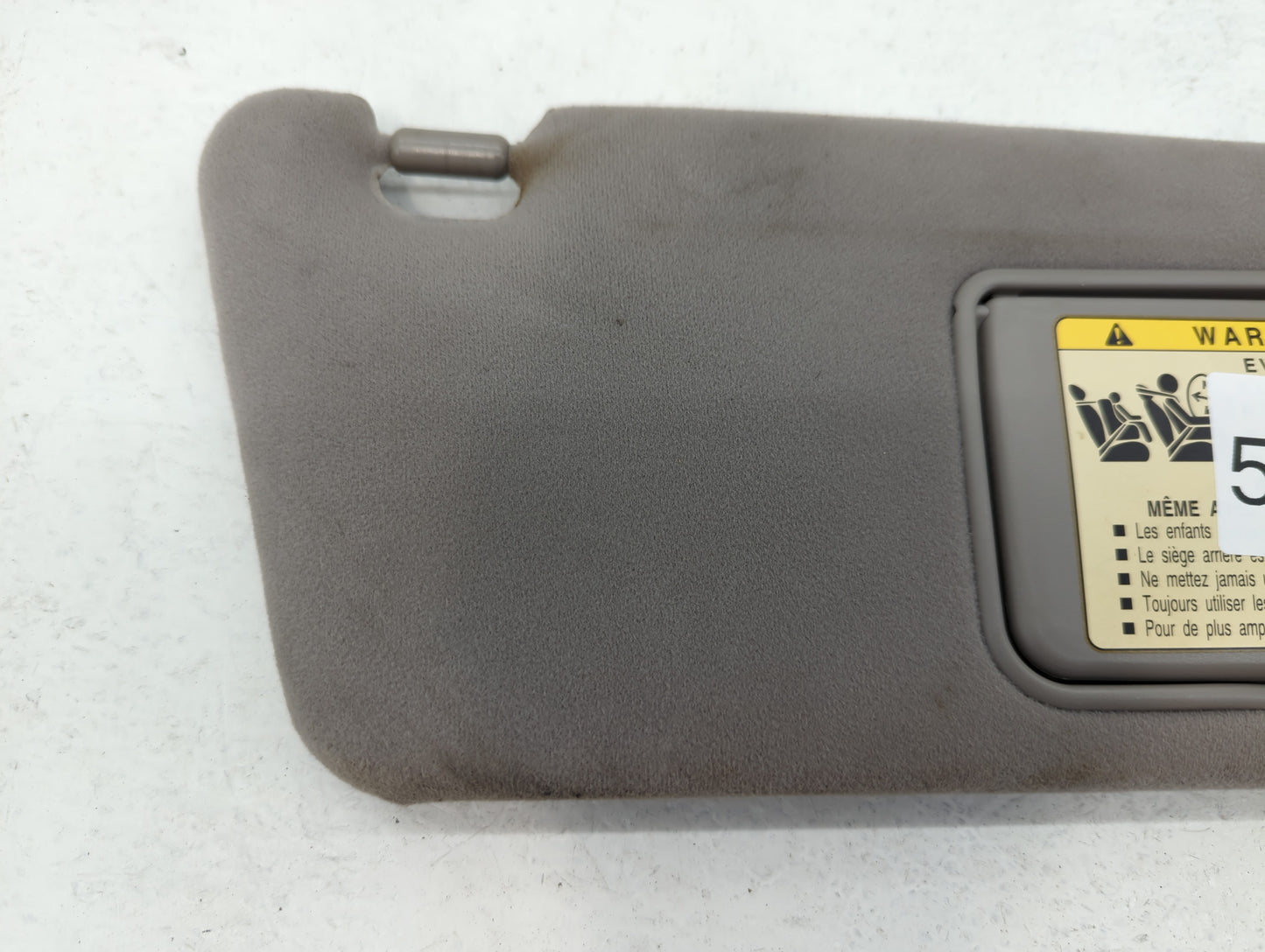 2004 Lexus Es330 Sun Visor Shade Replacement Driver Left Mirror Fits OEM Used Auto Parts - Oemusedautoparts1.com