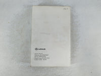 2004 Lexus Is350 Owners Manual Book Guide P/N:01999-53758 OEM Used Auto Parts - Oemusedautoparts1.com