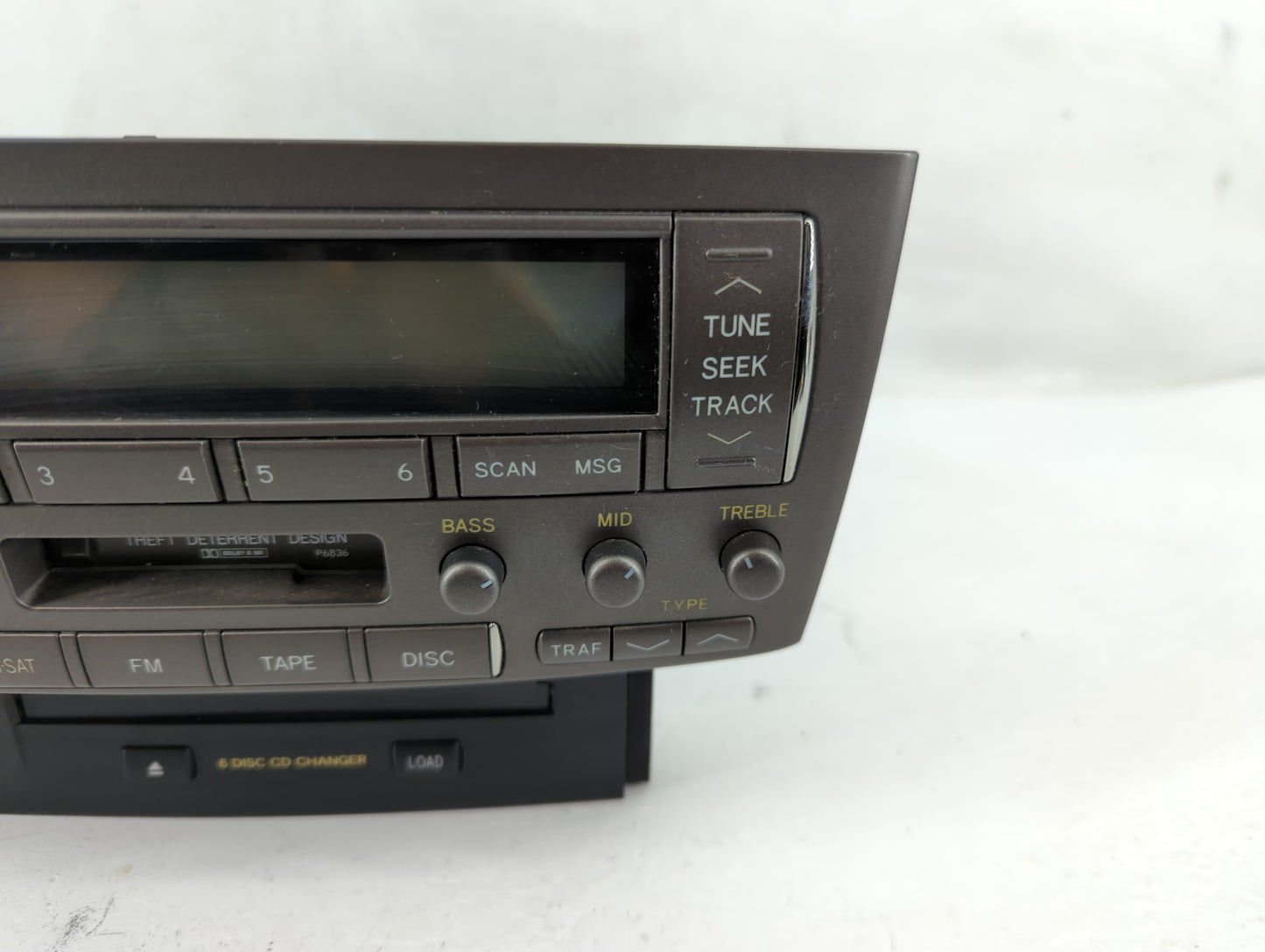 2004 Lexus Ls430 Radio AM FM Cd Player Receiver Replacement P/N:FX-MG8187ZT 86120-50B20 Fits OEM Used Auto Parts - Oemusedau