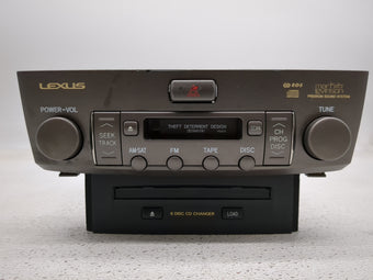 compare product 2001-2004 Lexus Ls430 Radio AM FM Cd Player Receiver Replacement P/N:86120-50B80 Fits Fits 2001 2002 2003 2004 OEM Used Auto Parts