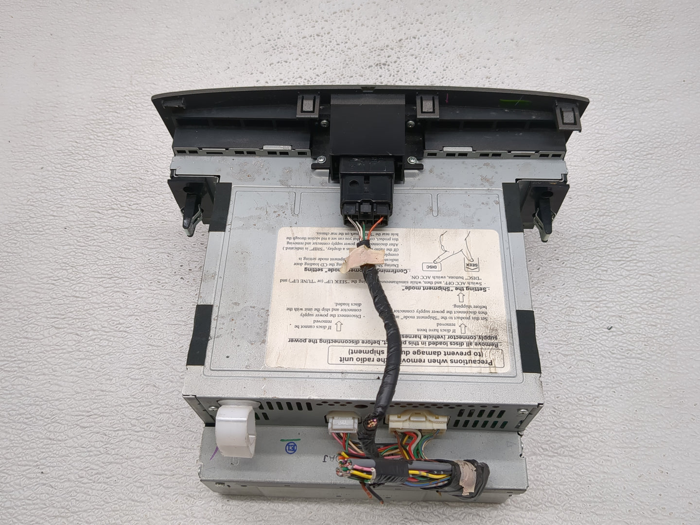2001-2004 Lexus Ls430 Radio AM FM Cd Player Receiver Replacement P/N:86120-50B80 Fits Fits 2001 2002 2003 2004 OEM Used Auto