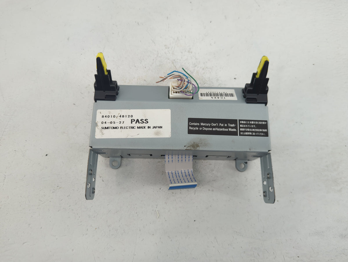 2004-2006 Lexus Rx330 Climate Control Module Temperature AC/Heater Replacement P/N:84010-48120 Fits OEM Used Auto Parts - Oe