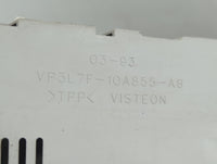 2004-2005 Lincoln Aviator Instrument Cluster Speedometer Gauges P/N:VP3L7F-10A855-AB Fits Fits 2004 2005 OEM Used Auto Parts