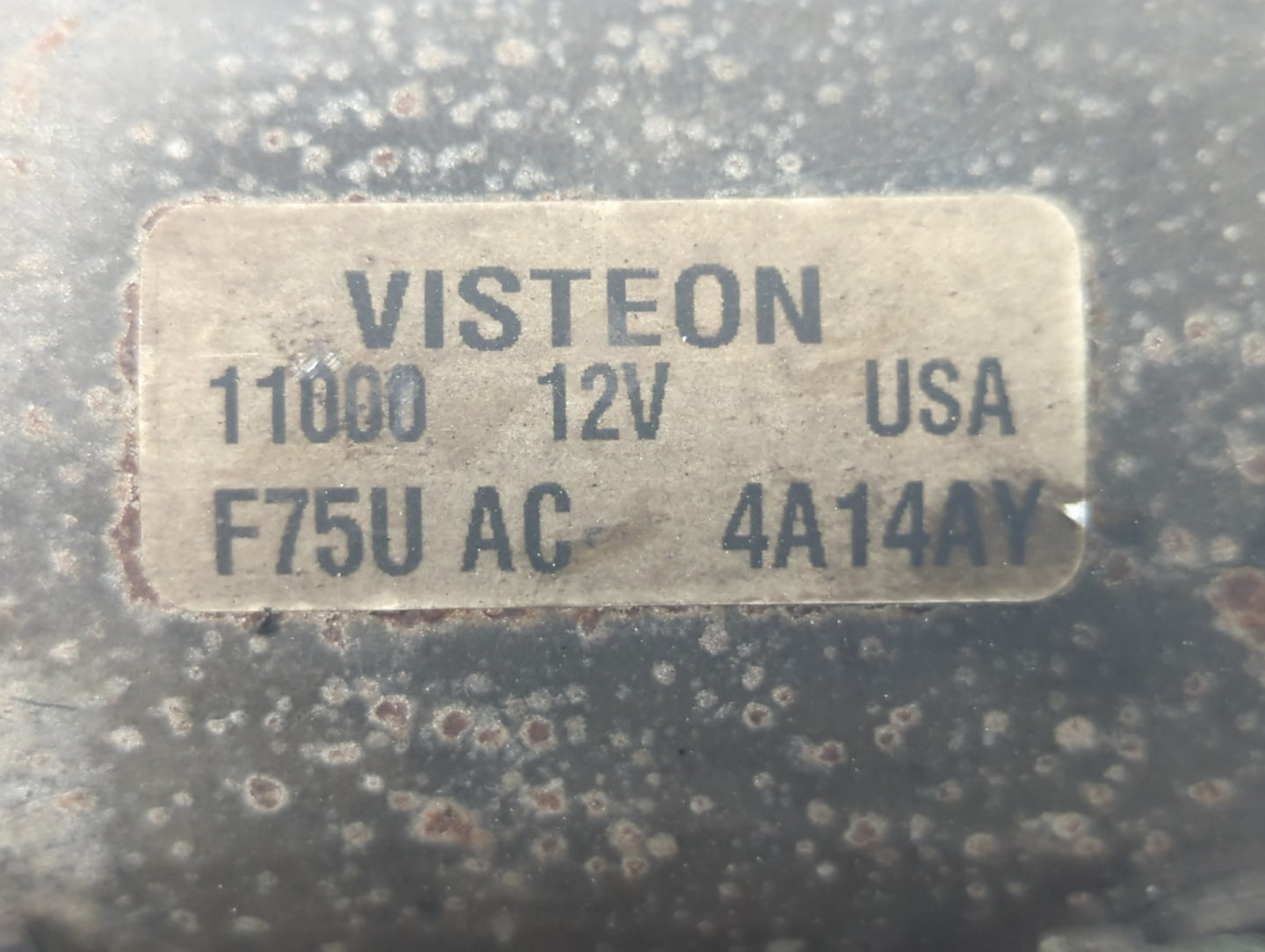 1996-2005 Lincoln Town Car Car Starter Motor Solenoid OEM P/N:F75U AC 4A14AY Fits OEM Used Auto Parts - Oemusedautoparts1.co