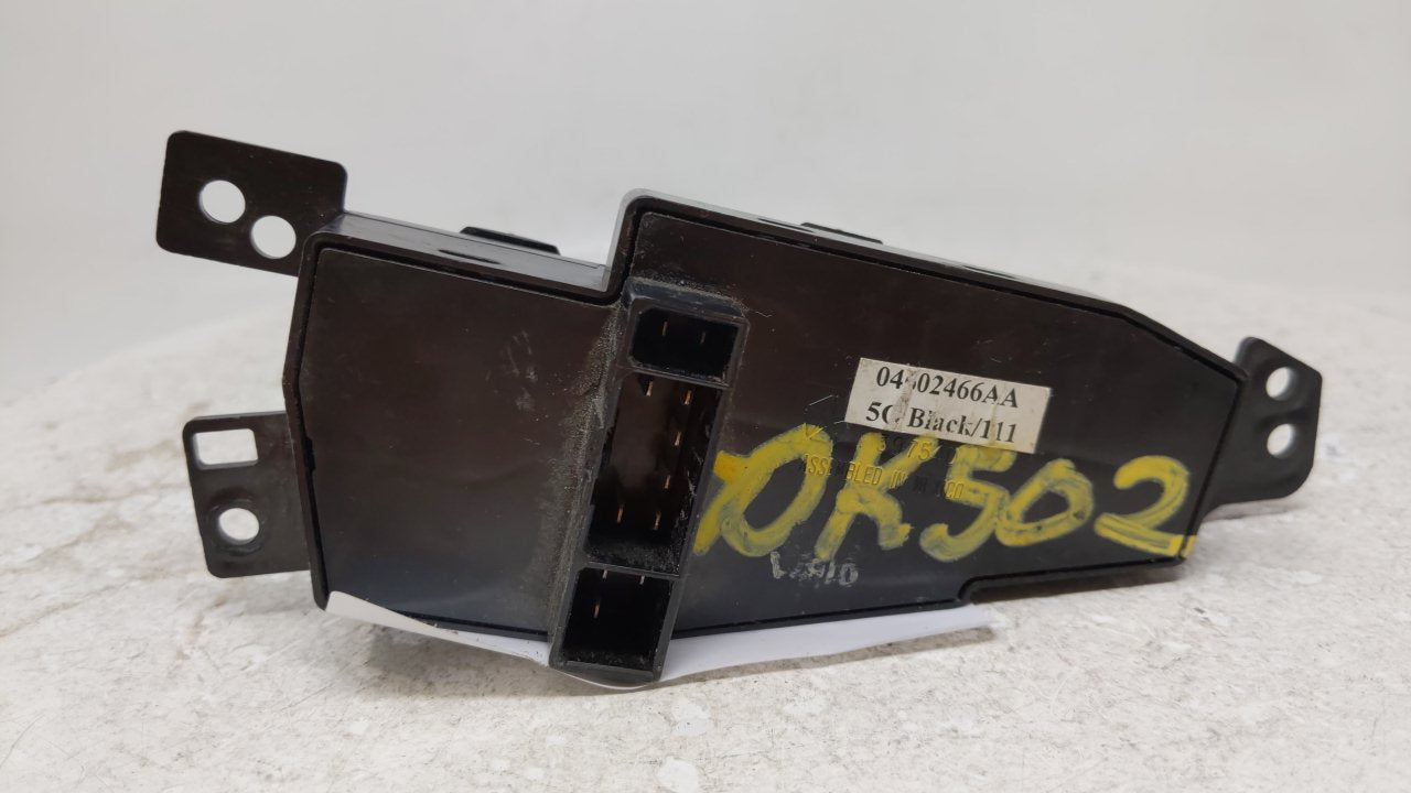 2004 Maserati Sebring Master Power Window Switch Replacement Driver Side Left P/N:04602466AA Fits OEM Used Auto Parts - Oemu