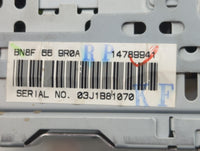 2004 Mazda 3 Radio AM FM Cd Player Receiver Replacement P/N:14789941 Fits OEM Used Auto Parts - Oemusedautoparts1.com