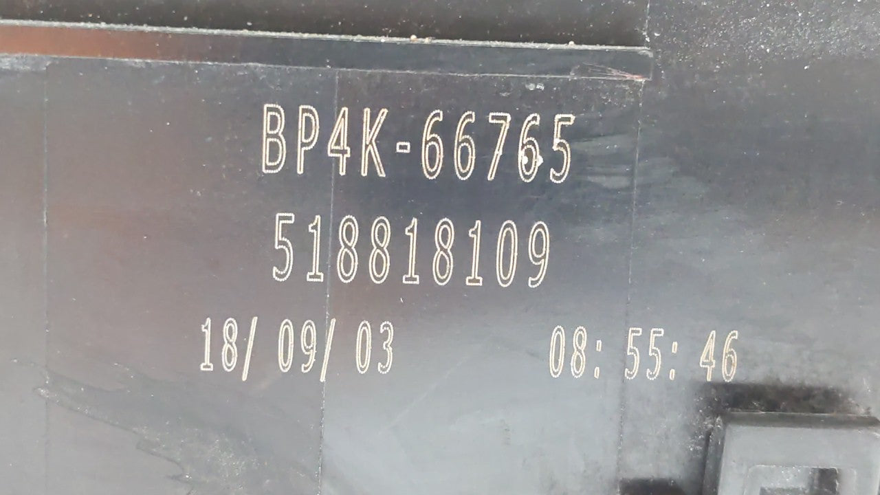 2004-2009 Mazda 3 Fusebox Fuse Box Panel Relay Module P/N:EG23-66765 BP4K-66765 Fits Fits 2004 2005 2006 2007 2008 2009 OEM 