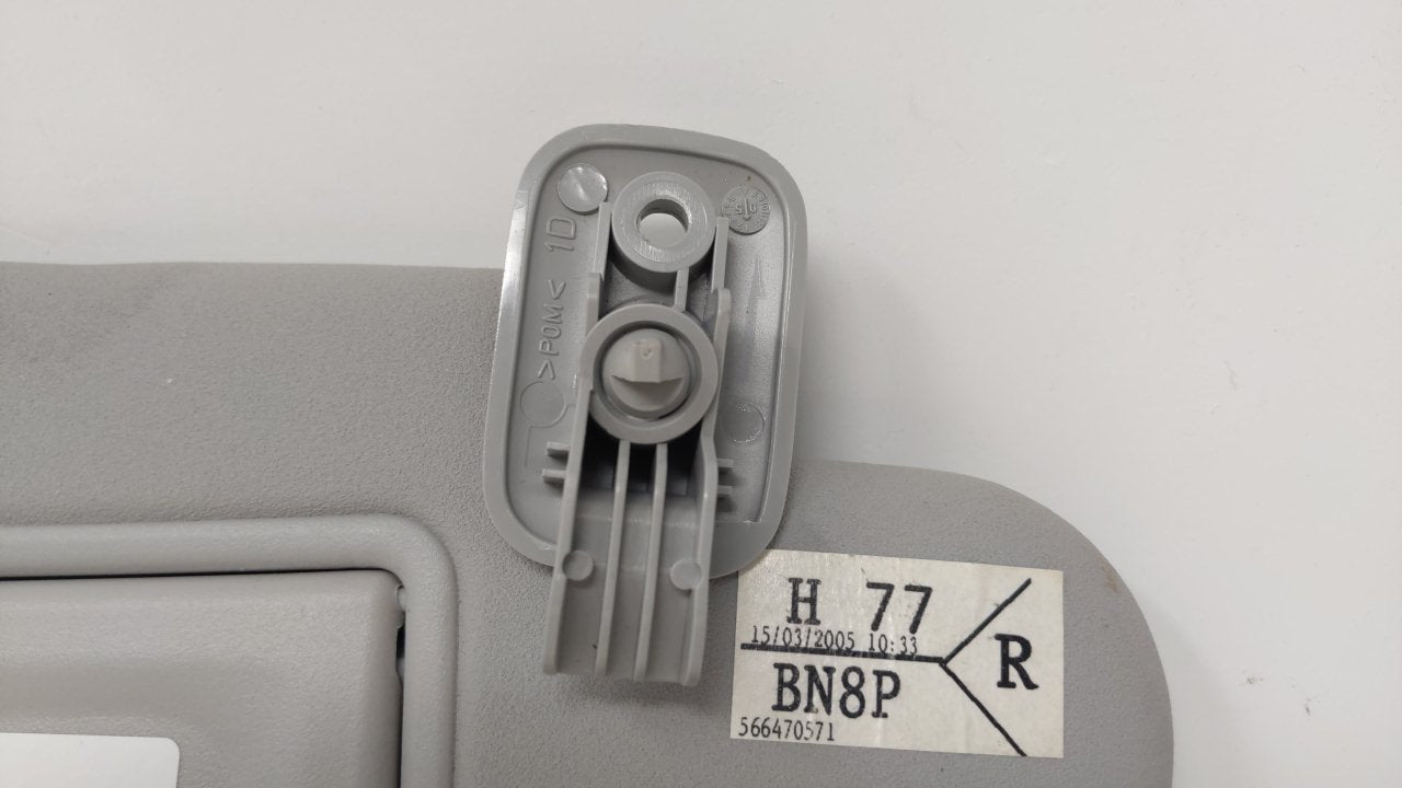 2004 Mazda 3 Sun Visor Shade Replacement Passenger Right Mirror Fits OEM Used Auto Parts - Oemusedautoparts1.com