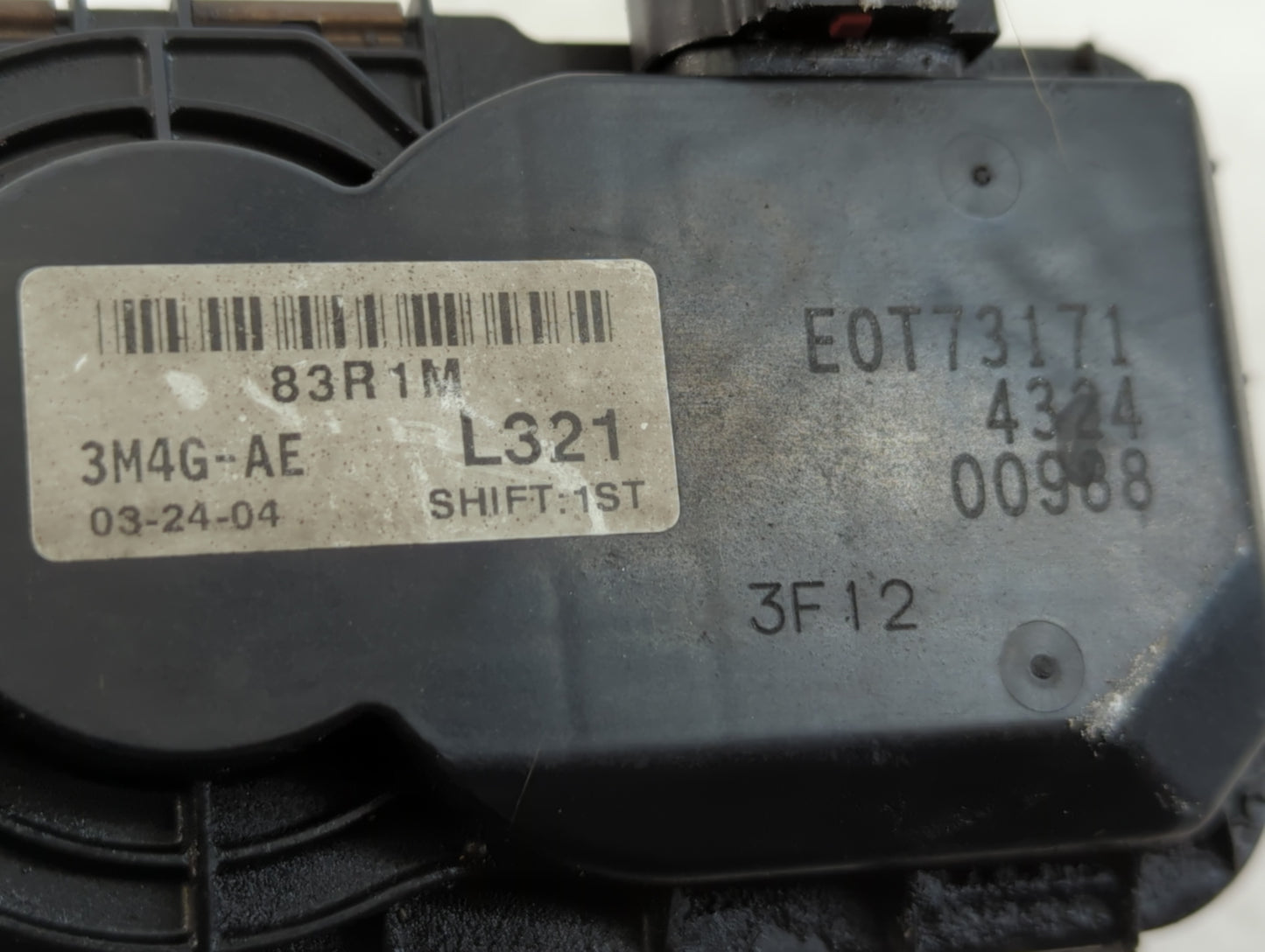 2004-2005 Mazda 3 Throttle Body P/N:E0T73171 3M4G-AE Fits Fits 2003 2004 2005 2006 2007 OEM Used Auto Parts - Oemusedautopar