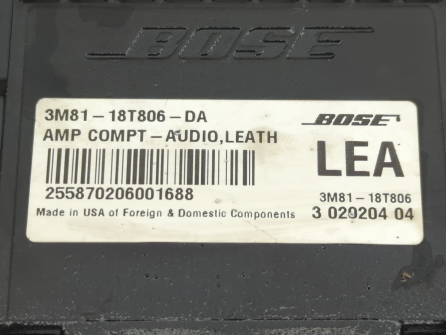 2003-2008 Mazda 6 Radio AM FM Cd Player Receiver Replacement P/N:3M81-18T806-DA Fits Fits 2003 2004 2005 2006 2007 2008 OEM 