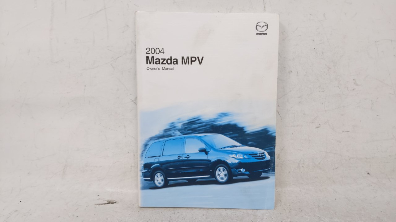 2004 Mazda Mpv Owners Manual Book Guide OEM Used Auto Parts - Oemusedautoparts1.com