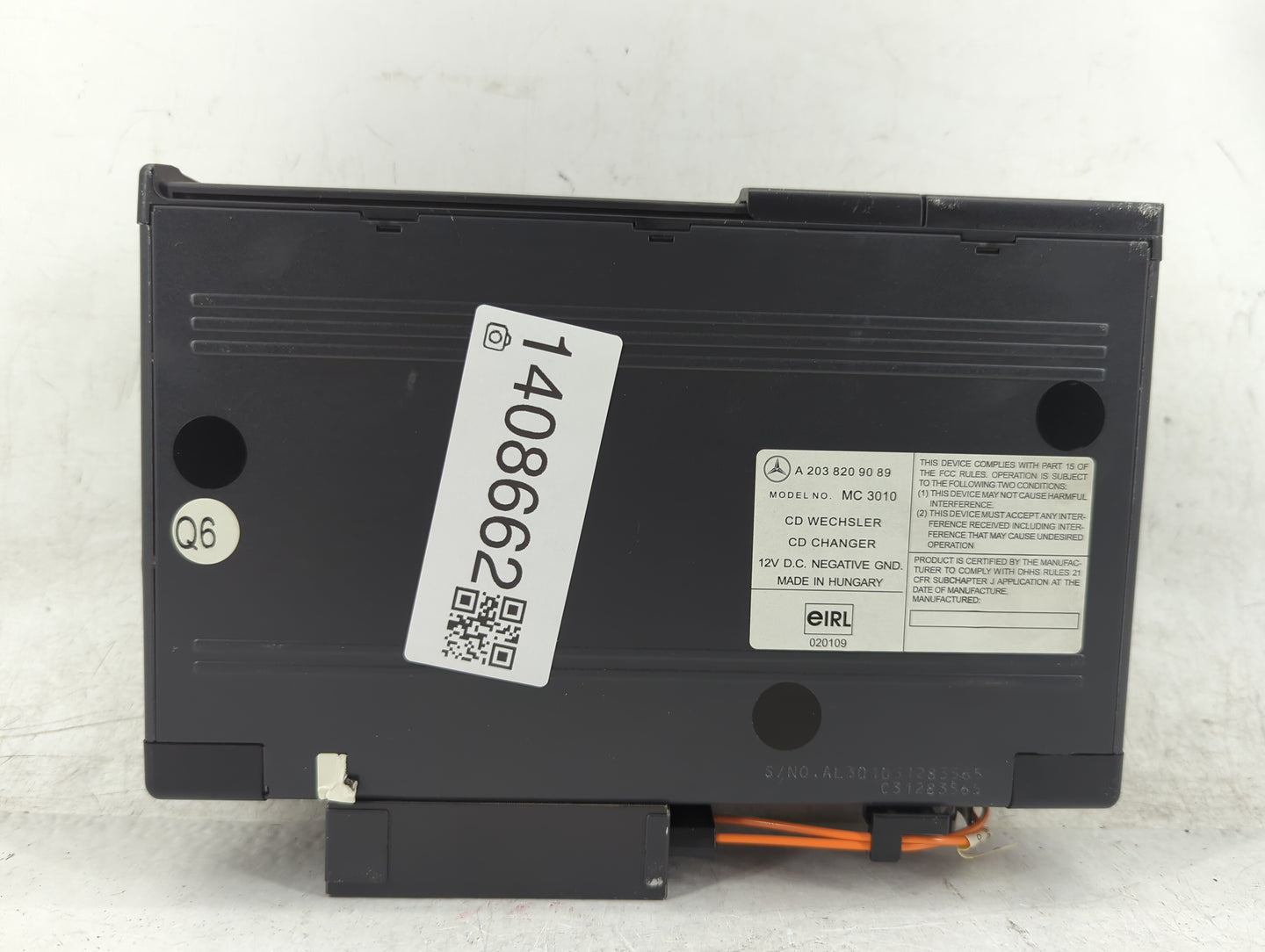 2004 Mercedes-Benz C250 Radio AM FM Cd Player Receiver Replacement P/N:2038209089 Fits Fits 2001 2002 2003 2005 2006 OEM Use