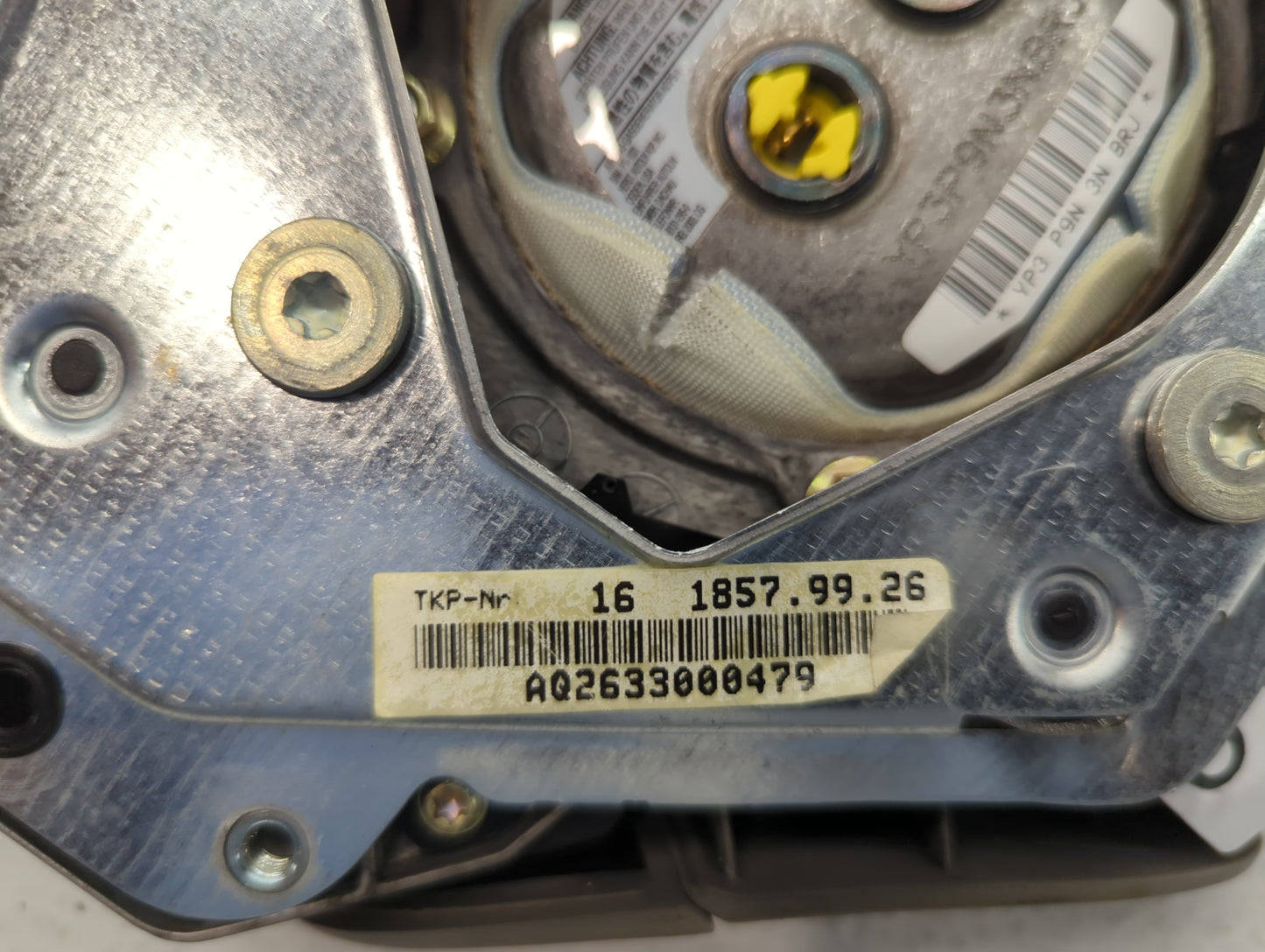2004 Mercedes-Benz C300 Air Bag Driver Left Steering Wheel Mounted Fits Fits 2002 2003 2005 2006 2007 2008 2009 OEM Used Aut