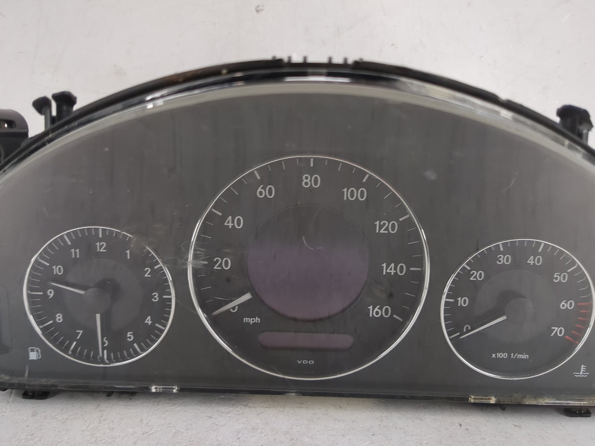 2004 Mercedes-Benz E-Class Instrument Cluster Speedometer Gauges P/N:A2115405111 110.080.256 Miles:94K Fits Fits 2005 OEM Us