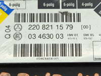 2004 Mercedes-benz S430 Driver Left Seat Switch 03 4630 03|220 821 15 79 - Oemusedautoparts1.com