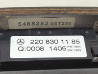 2004 Mercedes Cl-Class Climate Control Module Temperature AC/Heater Replacement P/N:2208301185 5468252 Fits OEM Used Auto Pa