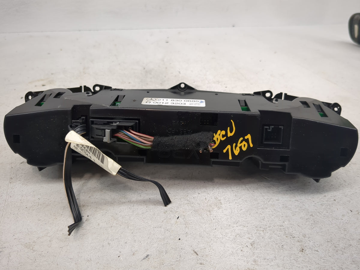 2004 Mercedes E-Class Climate Control Module Temperature AC/Heater Replacement P/N:2118300685 Q00123203 Fits Fits 2003 OEM U