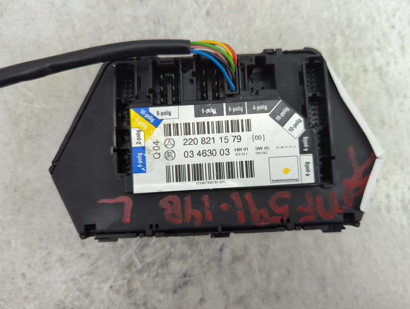 2004 Mercedes Sclass Seat Control Module 2208211579|03463003 - Oemusedautoparts1.com