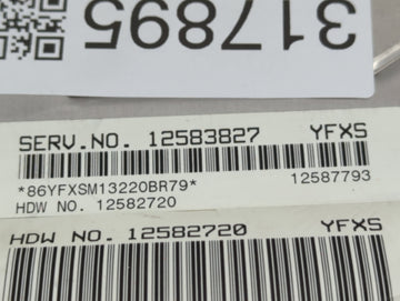 2004 Mercury Montego PCM Engine Control Computer ECU ECM PCU OEM P/N:89017736 12583827, 09360210, 12209614 Fits Fits 2003 2005 OEM Used Auto Parts