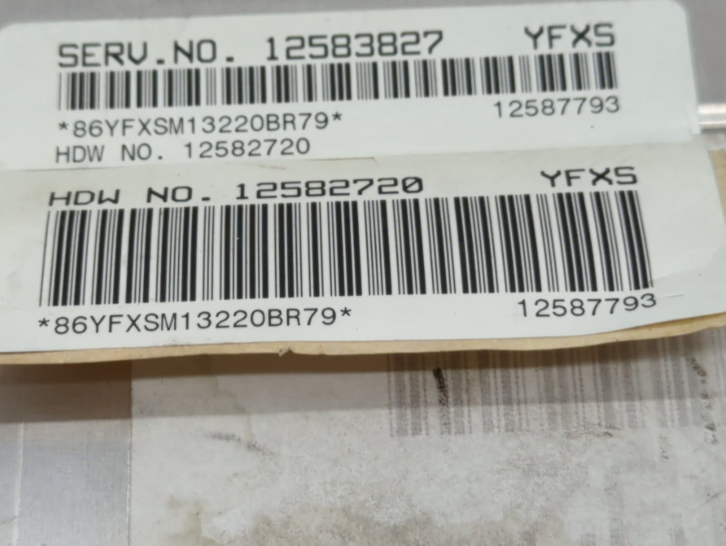 2004 Mercury Montego PCM Engine Control Computer ECU ECM PCU OEM P/N:89017736 12583827, 09360210, 12209614 Fits Fits 2003 20