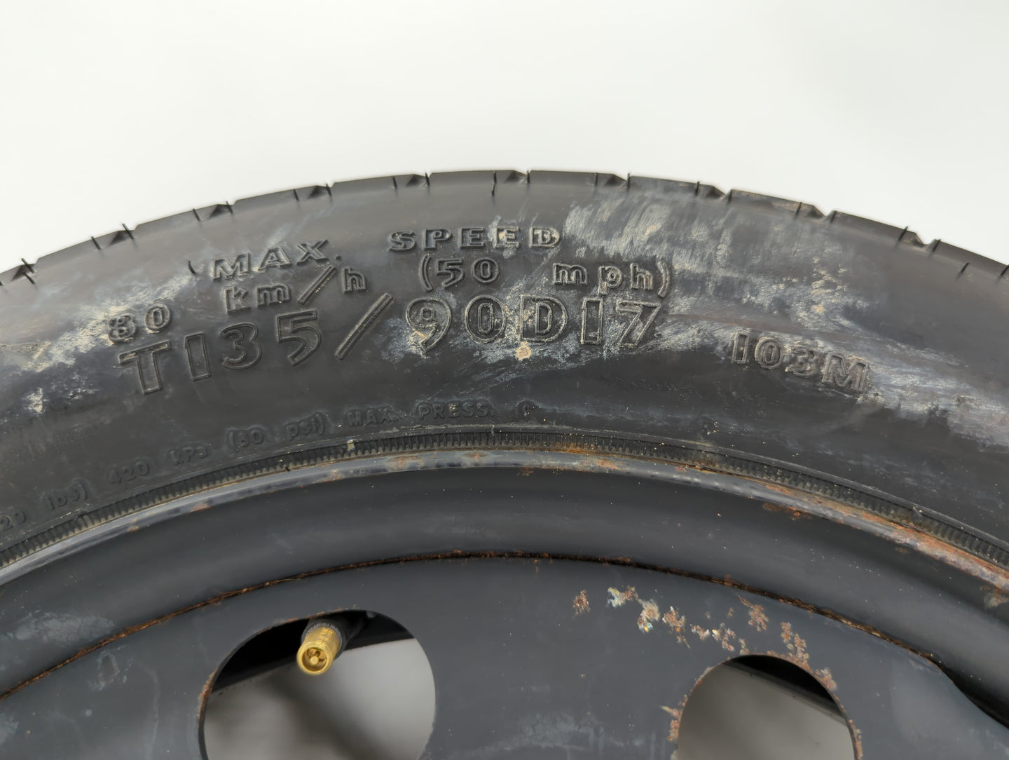 2004 Mercury Montego Spare Donut Tire Wheel Rim Oem - Oemusedautoparts1.com