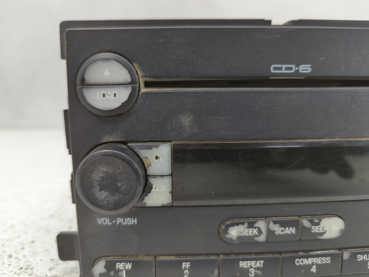 2004-2005 Mercury Monterey Radio AM FM Cd Player Receiver Replacement P/N:3F2T-18C815-BJ 3F2T-18C815-BG Fits Fits 2004 2005 