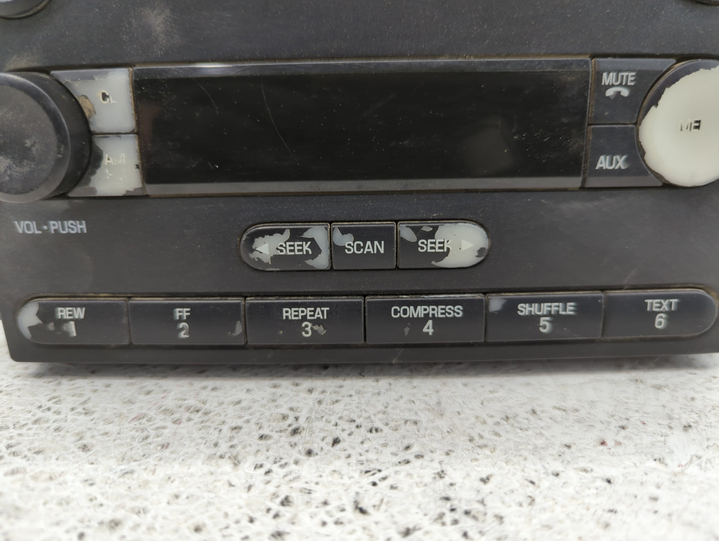 2004-2005 Mercury Monterey Radio AM FM Cd Player Receiver Replacement P/N:3F2T-18C815-BJ 3F2T-18C815-BG Fits Fits 2004 2005 