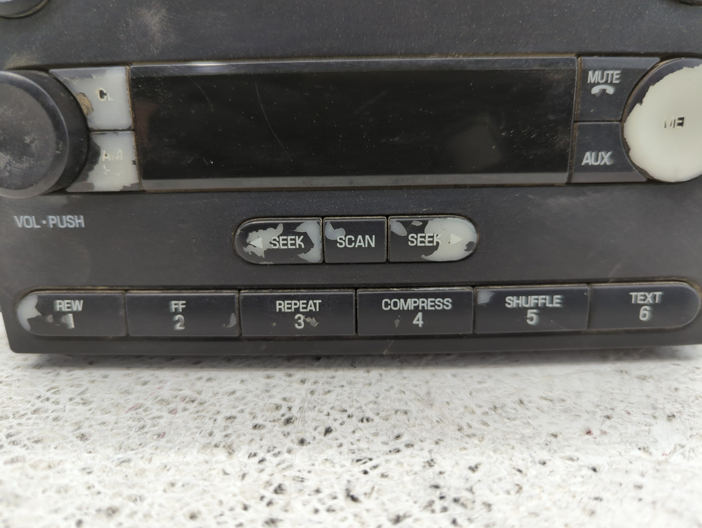2004-2005 Mercury Monterey Radio AM FM Cd Player Receiver Replacement P/N:3F2T-18C815-BJ 3F2T-18C815-BG Fits Fits 2004 2005 