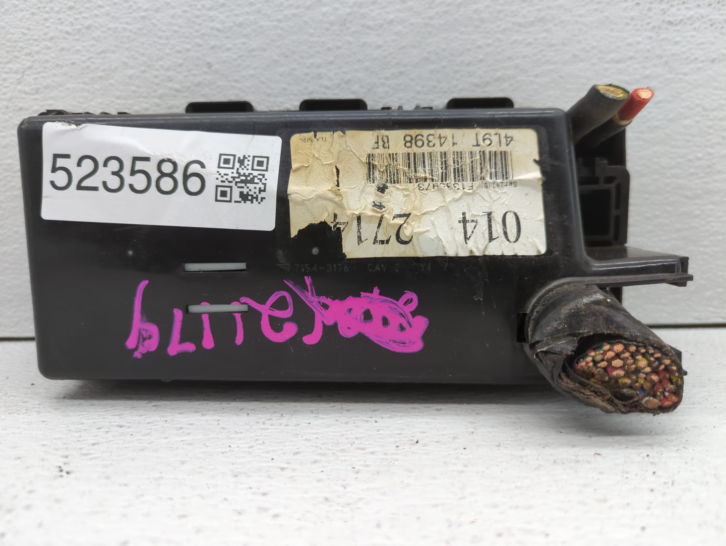 2002-2010 Mercury Mountaineer Fusebox Fuse Box Panel Relay Module P/N:4L9T14398BF Fits OEM Used Auto Parts - Oemusedautopart