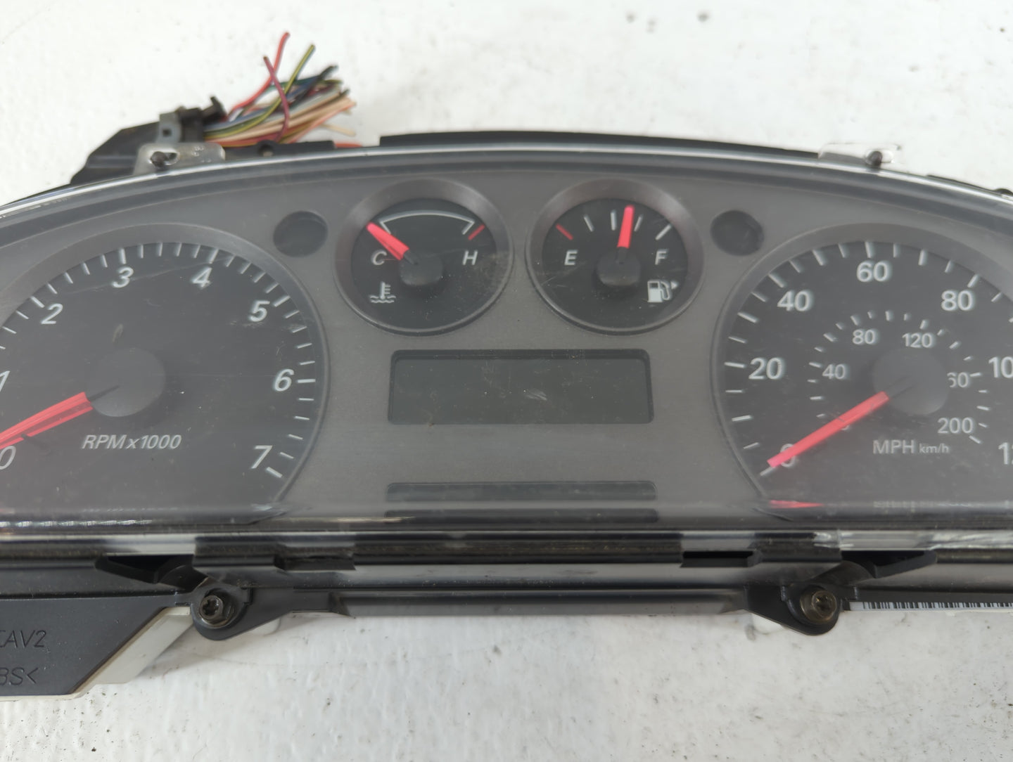 2004-2005 Mercury Mountaineer Instrument Cluster Speedometer Gauges P/N:5F1T-10849 Fits Fits 2004 2005 OEM Used Auto Parts -