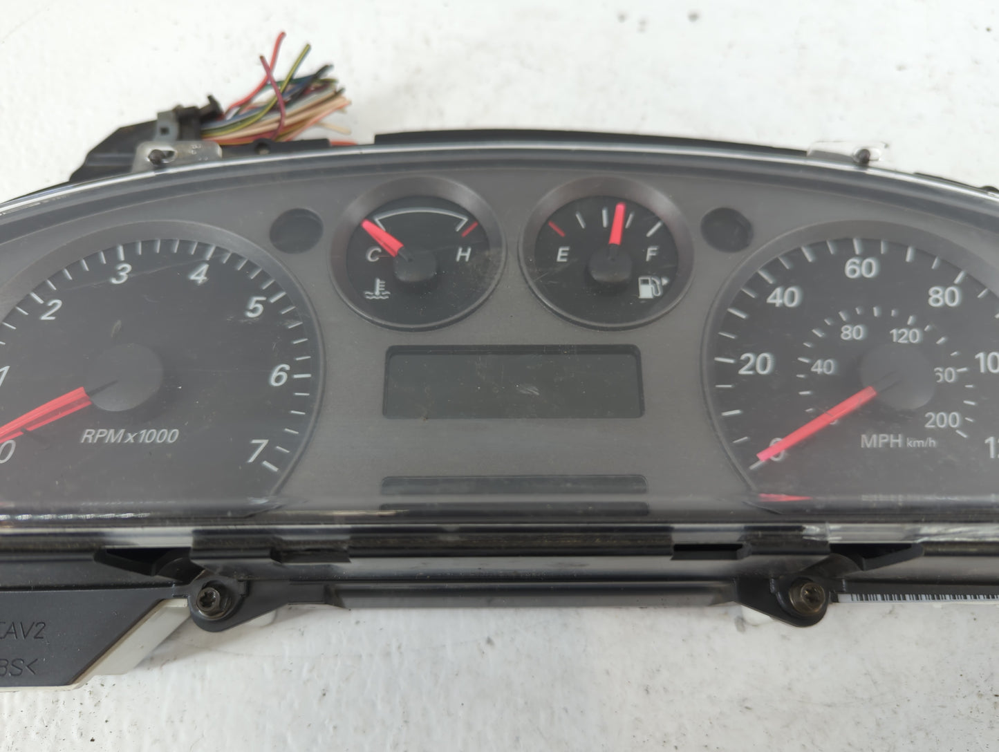 2004-2005 Mercury Mountaineer Instrument Cluster Speedometer Gauges P/N:5F1T-10849 Fits Fits 2004 2005 OEM Used Auto Parts -