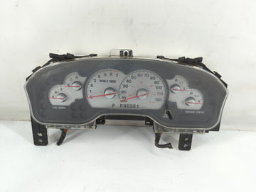 2004-2005 Mercury Mountaineer Instrument Cluster Speedometer Gauges Fits Fits 2004 2005 OEM Used Auto Parts - Oemusedautopar