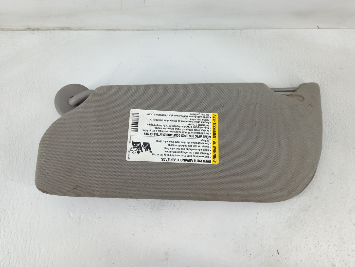 2004 Mercury Sable Sun Visor Shade Replacement Passenger Right Mirror Fits OEM Used Auto Parts - Oemusedautoparts1.com