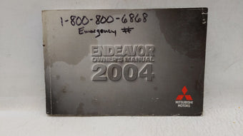 compare product 2004 Mitsubishi Endeavor Owners Manual Book Guide OEM Used Auto Parts