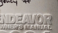 2004 Mitsubishi Endeavor Owners Manual Book Guide OEM Used Auto Parts - Oemusedautoparts1.com